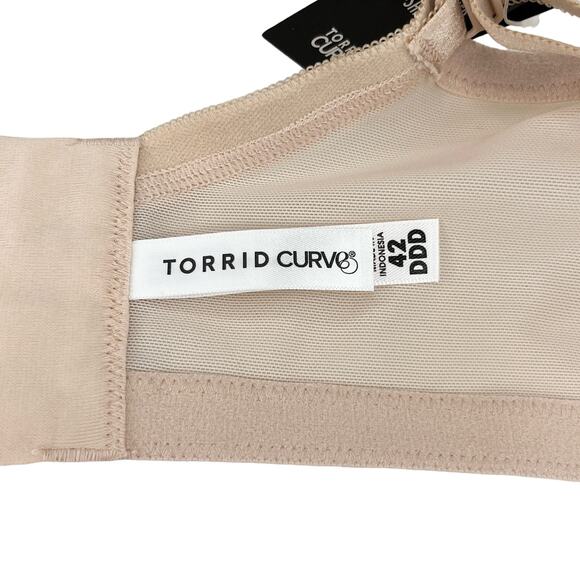 Torrid Perfect T-Shirt Bra Beige 42DDD Lightly Lined New - Picture 12 of 12